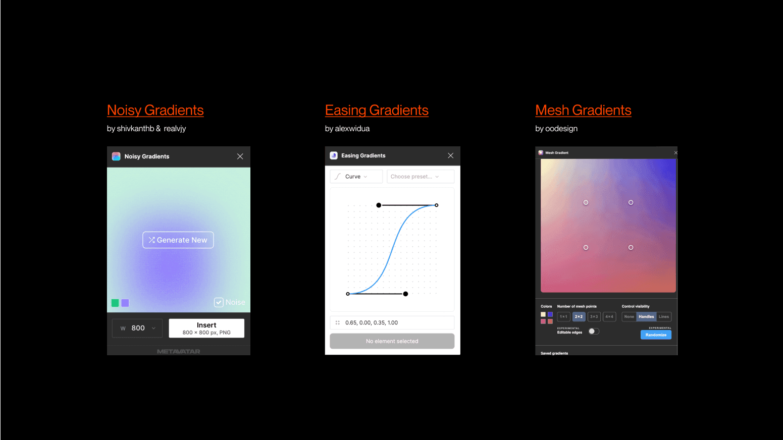 Gradient Figma plugins